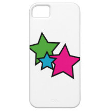 Neon Stars iPhone 5 Covers