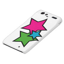 Neon Stars Motorola Droid RAZR Cases
