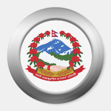 Nepal Coat of Arms Fridge Magnets