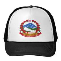 Nepal Coat of Arms Mesh Hat
