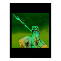 Neptunes Fountain, Alexanderplatz, Berlin(n2b) Postcard