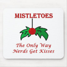 Nerd Mistletoe Full Mouse Pads
