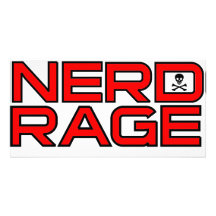 NERD RAGE PERSONALISED PHOTO CARD