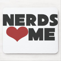 Nerds Love Me Mousemats