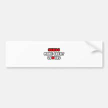 Nerds Make Great Lovers Bumper Stickers