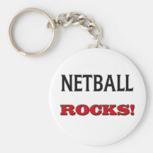 Netball Rocks Key Chains