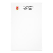Netherlands Antilles Coat of Arms Stationery Design
