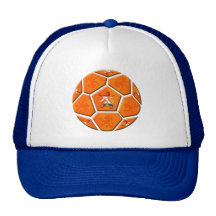 Netherlands Dutch flag Soccer ball gifts Mesh Hats