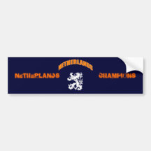 Netherlands Lion 2010 football Dutch Leeuw Gifts Bumper Sticker