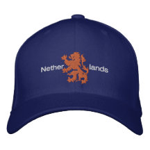Netherlands oranje Dutch Lion Dark Caps Embroidered Hat