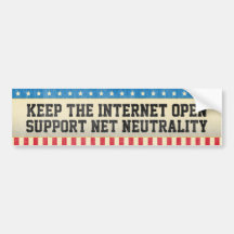 Network Neutrality Bumper Sticker