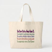 Neurology Nurse Hilarious Gifts, Unique Saying Canvas Bag