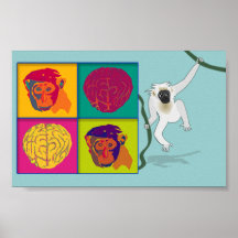 Neuromonkey Swings Posters