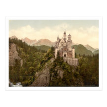 Neuschwanstein Castle, Bavaria, Germany Postcard