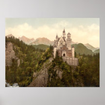 Neuschwanstein Castle, Bavaria, Germany Print