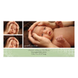 Neutral Baby Photocard Announcement Picture Card