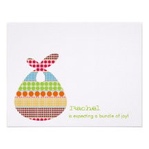 Neutral Baby Shower Boho Dots Bundle Personalized Invites