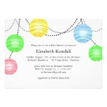 Neutral Party Lantern Baby Shower Invitation