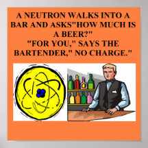 neutron physics joke print
