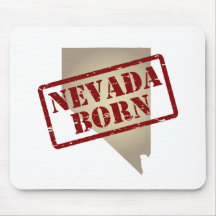 Nevada Born - Stamp on Map Mousepad