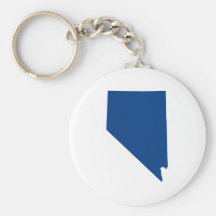 Nevada in Blue Key Chains