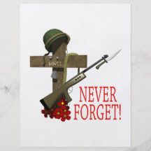 Never Forget Full Colour Flyer