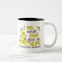 Never Give Up Hope 4 Endometriosis Mugs