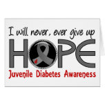 Never Give Up Hope 5 Juvenile Diabetes Cards
