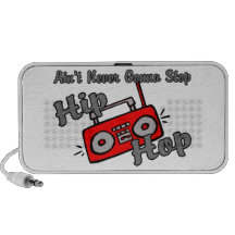 Never Gonna Stop Hip Hop iPod Speakers