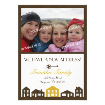 New Address Announcement Card
