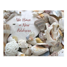New Address Coastal Living Postcard