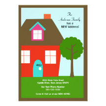 New Address Moving Announcement