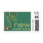 New Address Postage Stamp