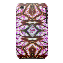 New Age Pink Batik iPhone 3 Case-Mate Case