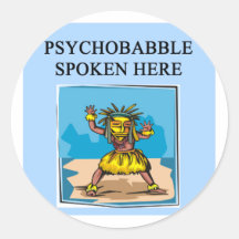 new age psychology design stickers
