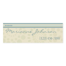 New Age Rage Profile Card Business Card Template