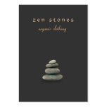 New Age Zen Stones Chubby Business Card