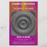New Album Launch - Colour Textured Flyer Design