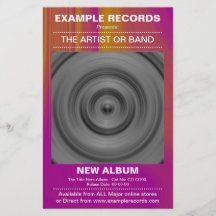 New Album Launch - Colour Textured Flyer Design