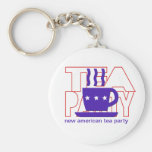 New American Tea Party Key Chains