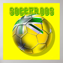 New Australian Socceroos soccer ball fans gifts Print