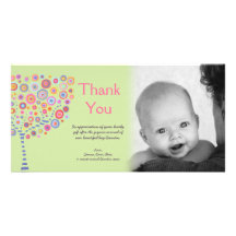 New Baby Arrival Gift Thank You Photocard Photo Cards