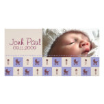 New Baby Boy - Customised Photo Card