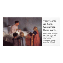 New baby little brother painting Dutch art Ancher Photo Cards