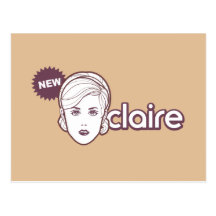 New Claire postcard