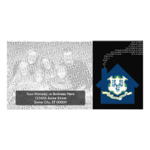 new connecticut address personalised photo card