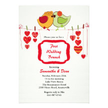 New Couple - Post Wedding Brunch Invitation