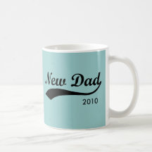 New Dad Mug, Custom Text