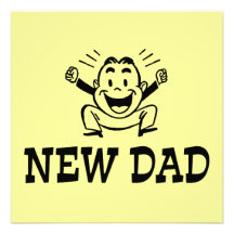 New Dad Personalised Announcement