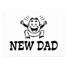 New Dad Postcard